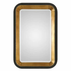 Cheap ๐ Uttermost Niva Antiqued Metallic Gold Leaf Mirror ๐