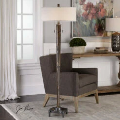 Best Sale ๐งจ Uttermost Rhett Burnished Oak Floor Lamp ๐คฉ