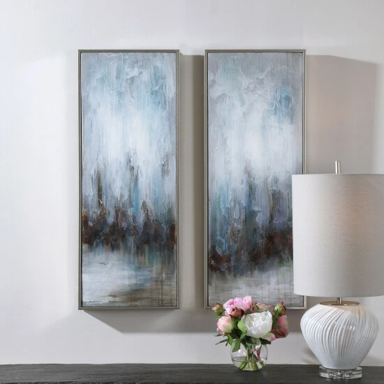 Deals ⌛ Uttermost Rainy Days Abstract Art (Set Of 2) ❤️ - Image 6
