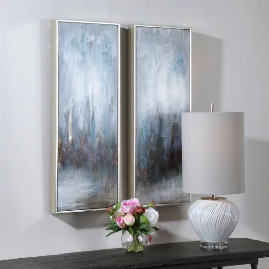 Deals ⌛ Uttermost Rainy Days Abstract Art (Set Of 2) ❤️ - Image 7