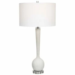 Deals 👏 Uttermost Kently White Marble Table Lamp 🧨