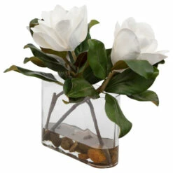 Cheapest โ Uttermost Middleton Magnolia Flower Centerpiece - 15.75" H โ