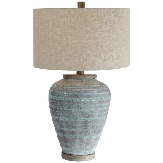 Coupon ๐ Uttermost Pelia Light Aqua Table Lamp โค๏ธ