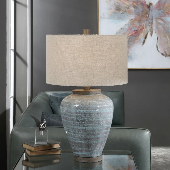 Coupon ๐ Uttermost Pelia Light Aqua Table Lamp โค๏ธ - Image 7