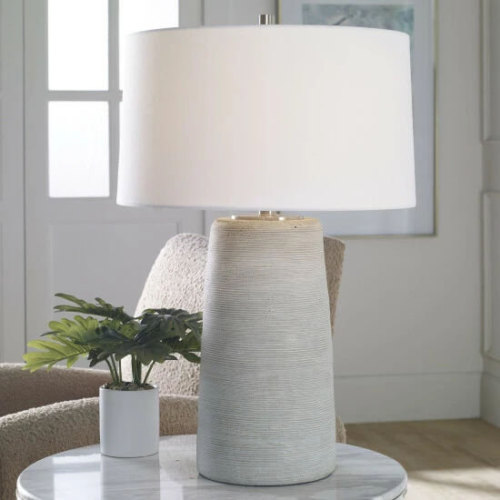 Best Pirce 👏 Uttermost Mountainscape Ceramic Table Lamp - 18"x27.5"x18" 🥰 - Image 2
