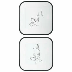 Buy 🥰 Uttermost Feminine Sketch Framed Prints (Set Of 2) 🎉