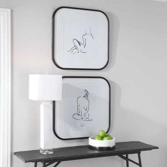 Buy ๐ฅฐ Uttermost Feminine Sketch Framed Prints (Set Of 2) ๐ - Image 7