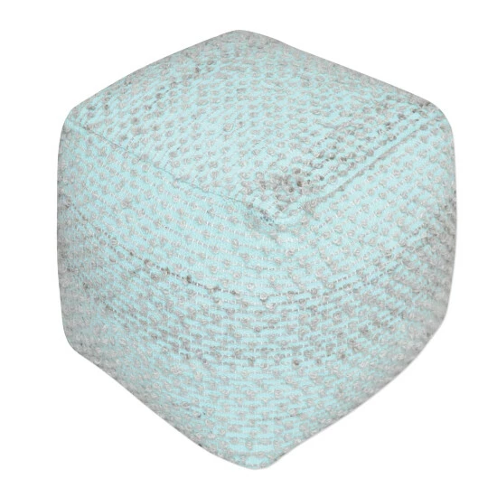 Budget ๐ Uttermost Valda Wool Pouf Ottoman Brown ๐