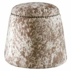 Promo 😉 Uttermost Gumdrop Cow Hide Ottoman 👍