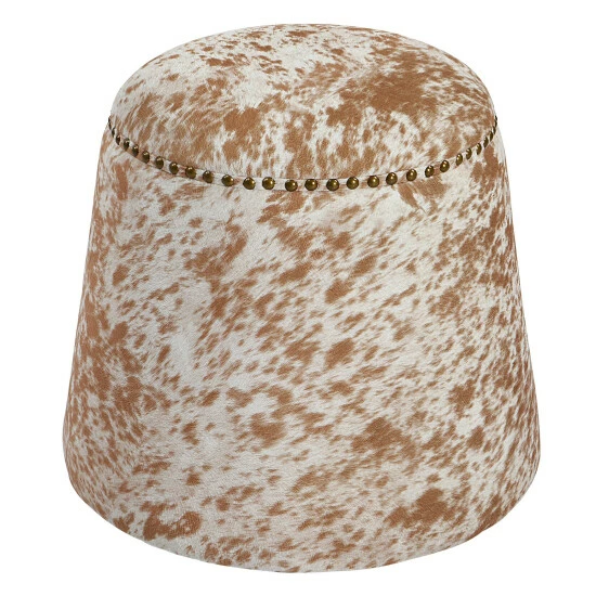 Promo ๐ Uttermost Gumdrop Cow Hide Ottoman ๐ - Image 4