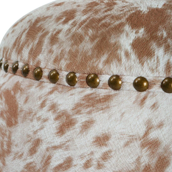 Promo ๐ Uttermost Gumdrop Cow Hide Ottoman ๐ - Image 6