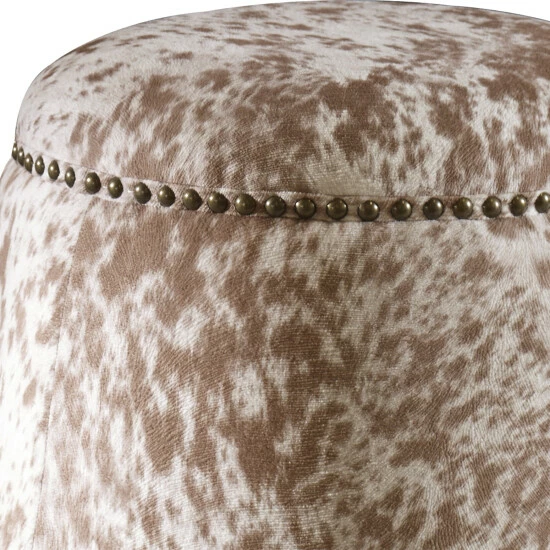 Promo ๐ Uttermost Gumdrop Cow Hide Ottoman ๐ - Image 7