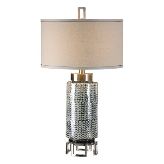 Outlet โค๏ธ Uttermost Vanora Light Beige 1-light Table Lamp ๐ฅ