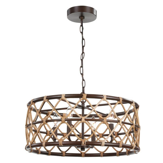 Cheap ๐ Uttermost Hilo 4-Light Drum Pendant ๐