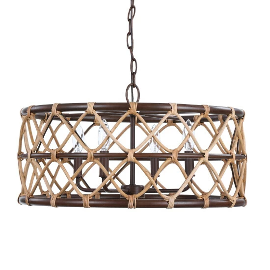 Cheap ๐ Uttermost Hilo 4-Light Drum Pendant ๐ - Image 3