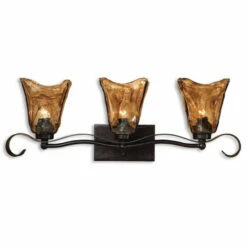 Flash Sale 🎉 Uttermost Vetraio 3-light Oil Rubbed Bronze Vanity Strip 👍