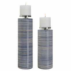 Flash Sale ๐ฅฐ Uttermost Montauk Ceramic Candleholders (Set Of 2) ๐