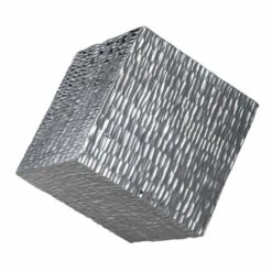 Buy ๐ Uttermost Jessamine Silver Wall Cube ๐