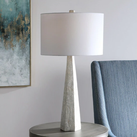 Budget 🔔 Uttermost Apollo Concrete Table Lamp 👏 - Image 5