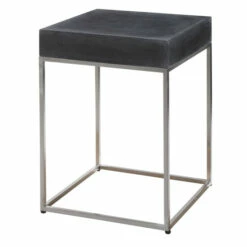 Coupon 🤩 Uttermost Jase Black Resin Accent Table ⭐