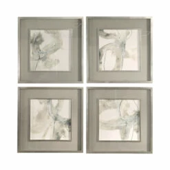 Wholesale 💯 Uttermost Divination Abstract Art (Set Of 4) - Grey 💯