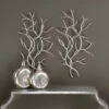 Budget 🔔 Uttermost Silvertone Iron Branches Wall Art (Set Of 2) ✨