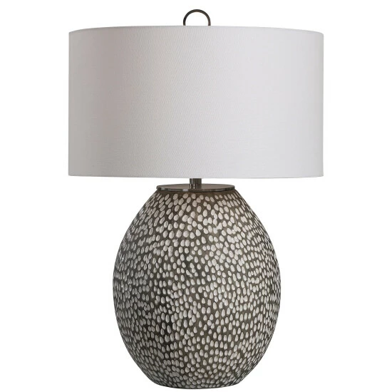 Cheapest โญ Uttermost Cyprien Grey White Table Lamp โญ - Image 2
