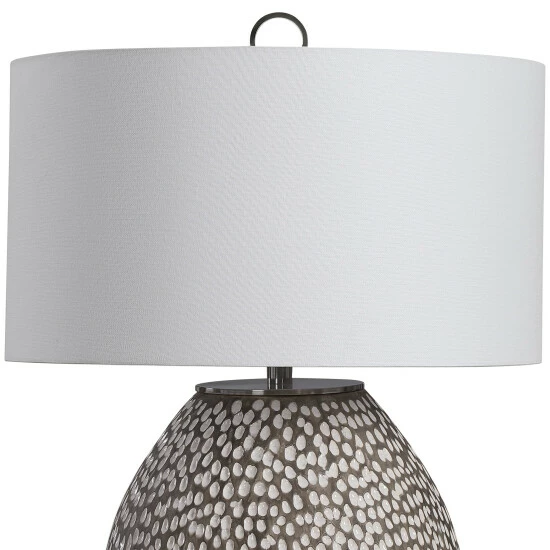 Cheapest โญ Uttermost Cyprien Grey White Table Lamp โญ - Image 4
