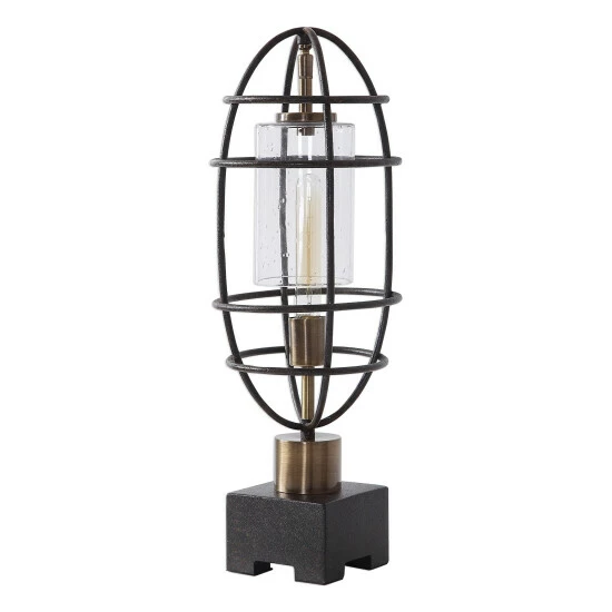 Deals โค๏ธ Uttermost Newton Black Industrial Accent Lamp ๐