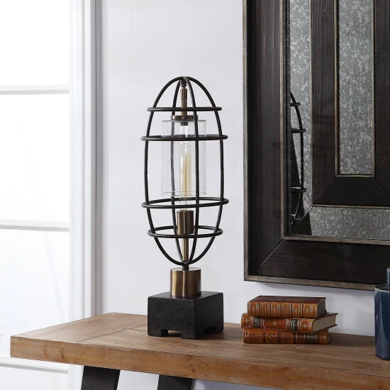 Deals โค๏ธ Uttermost Newton Black Industrial Accent Lamp ๐ - Image 5