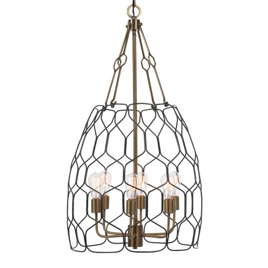 Brand new ⭐ Uttermost Halstead 6-Light Farmhouse Pendant ✨ - Image 4