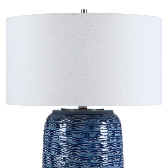 Coupon 🔔 Uttermost Sedna Blue Table Lamp 😍 - Image 2
