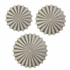 Buy ๐ฅ Uttermost Daisies Mirrored Circular Wall Decors (Set Of 3) ๐