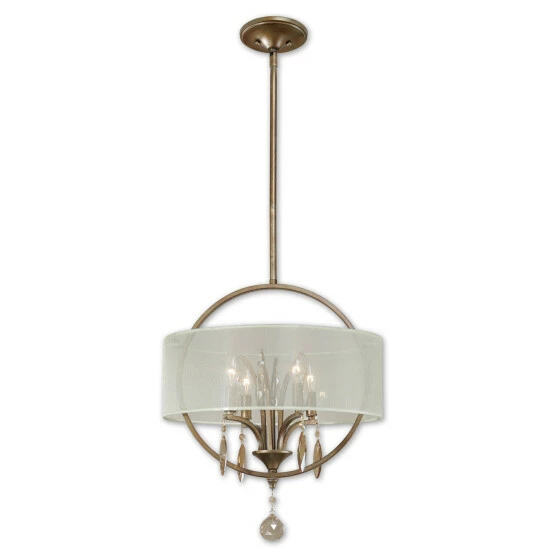 Buy ๐ Uttermost Alenya 4-light Burnished Gold Drum Pendant ๐