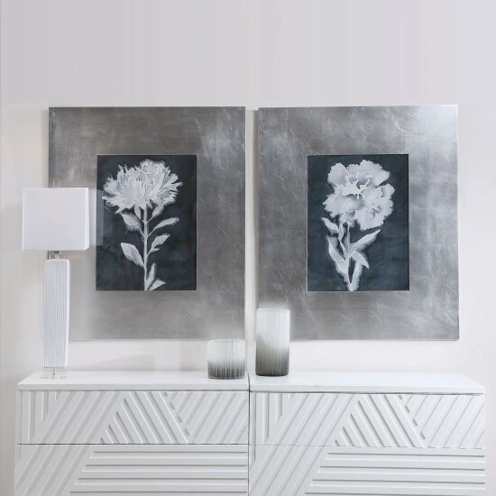 Cheap 🤩 Uttermost Dream Leaves Floral Prints (Set Of 2) 🔔 - Image 5