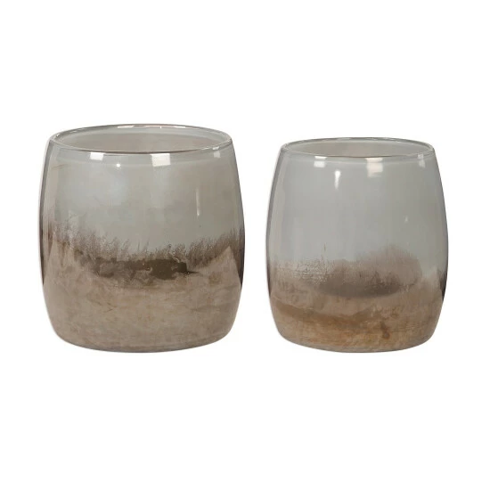 Discount ⌛ Uttermost Tinley Ombre Blown Glass Bowls (Set Of 2) 👏