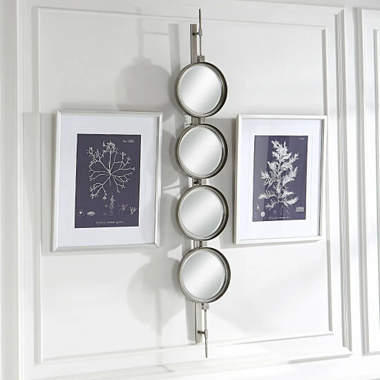 Best Sale 😀 Uttermost Button Silver Mirror - 9.875"x 59.875" ✔️ - Image 3