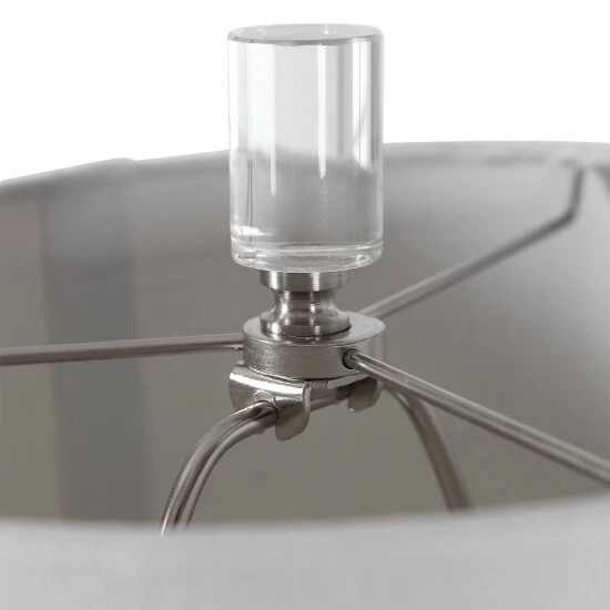 Wholesale 🤩 Uttermost Azaria Polished Nickel Buffet Lamp 🌟 - Image 5