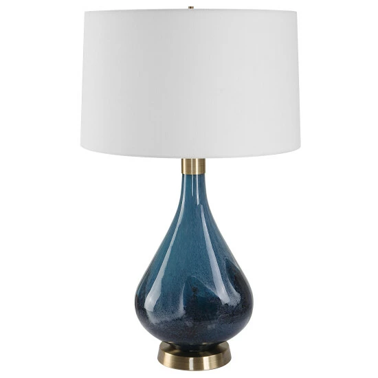 Cheapest ๐ฅ Uttermost Riviera Art Glass Table Lamp - 17"W X 27.75"H X 17"D ๐ - Image 5
