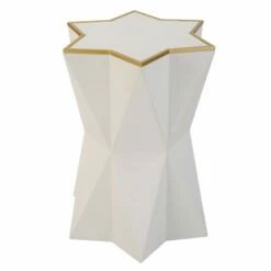 Promo ⭐ Uttermost Capella White Accent Table - 16"W X 22"H X 16"D 🔥