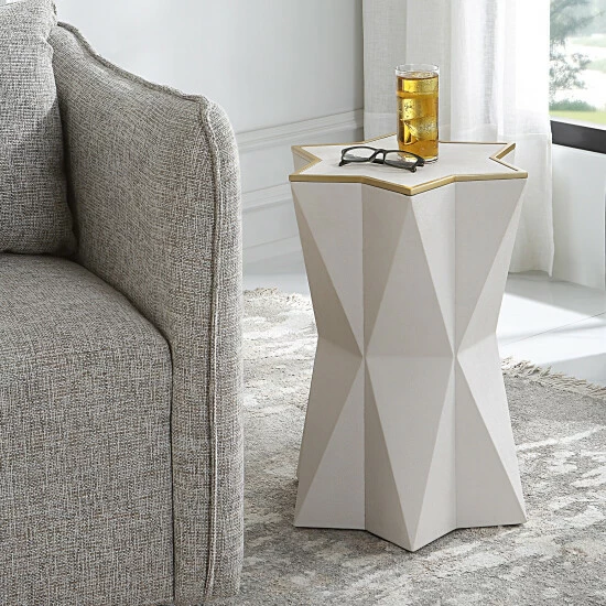 Promo โญ Uttermost Capella White Accent Table - 16"W X 22"H X 16"D ๐ฅ - Image 2