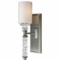 Top 10 🧨 Uttermost Campania 1-light Brushed Nickel Wall Sconce - Silver 🔥