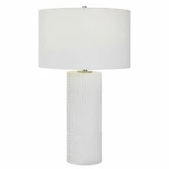 Promo ❤️ Uttermost Patchwork White Table Lamp 🎉