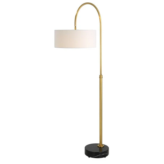 Deals ✔️ Uttermost Huxford Brass Arch Floor Lamp - 27"W X 68.5"H X 17"D 🔔