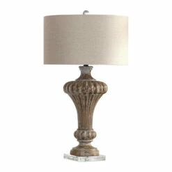 Outlet ๐ฅฐ Uttermost Treneece Distressed Antique Grey 1-light Table Lamp ๐