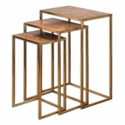 Best deal 🥰 Uttermost Copres Oxidized Nesting Tables (Set Of 3) 😍