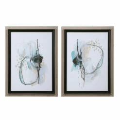 Deals ⭐ Uttermost Force Reaction Abstract Prints (Set Of 2) ⌛