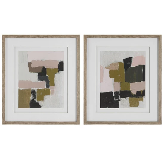 Top 10 🔥 Uttermost Color Block Framed Prints, Set/2 - 26.5"x30.5"x1" ✔️