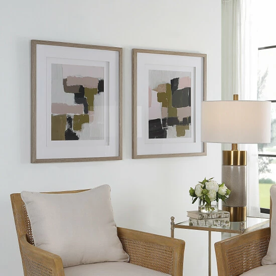 Top 10 🔥 Uttermost Color Block Framed Prints, Set/2 - 26.5"x30.5"x1" ✔️ - Image 2