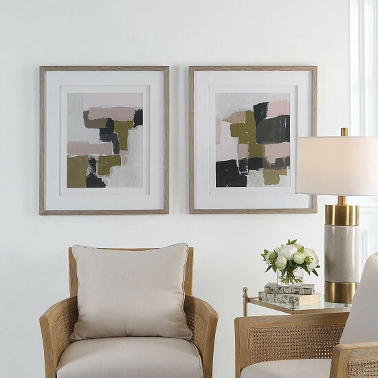 Top 10 🔥 Uttermost Color Block Framed Prints, Set/2 - 26.5"x30.5"x1" ✔️ - Image 3